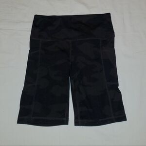 Yogalicious Black Camo Bike Shorts